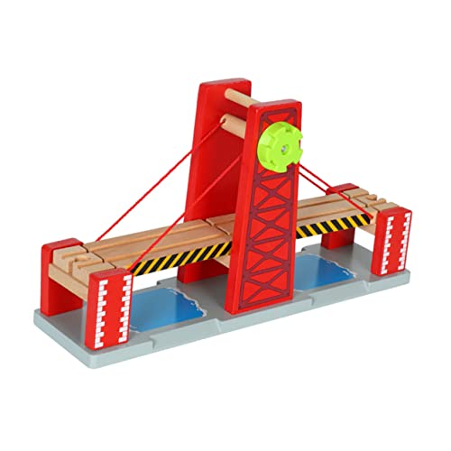 Gogogmee Hebebrücke für Holzeisenbahn Kompatibles DIY Modelleisenbahn Zubehör Kreatives Bahnstrecken Motorik und Logischem bei Kindern Gogogmee Hebebrücke für Holzeisenbahn Kompatibles DIY Modelleisenbahn Zubehör Kreatives Bahnstrecken Motorik und Logischem bei Kindern von Gogogmee