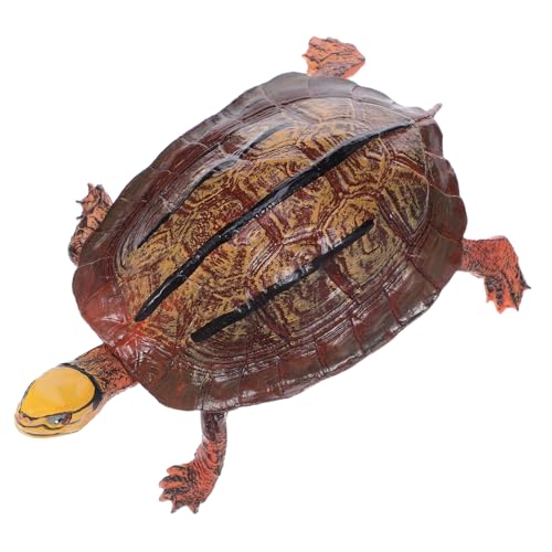 Gogogmee Hochwertige Kunststoff Simulation Schildkrötenfigur Wetterfeste Gartendekoration Robustes Tiermodell für Lernspielzeug und Interaktives Desktop Accessoire für Spielzimmer und von Gogogmee
