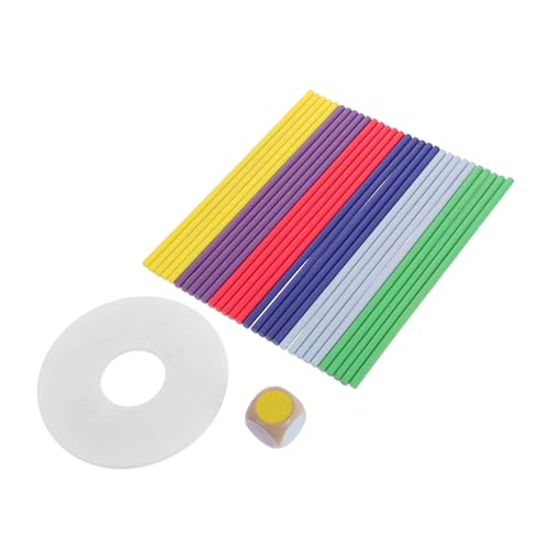 Gogogmee Holz Balance Stäbe Bunt Natürliches Material Hand Eye Coordination Training Montessori für Kleinkinder Familienspiel Geduld und Gleichgewicht Fördern Kompakt und Tragbar von Gogogmee