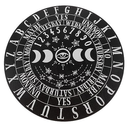 Gogogmee Holz Divinationsbrett mit Kunstvollem Muster für Wahrsagung und Meditation Deko Element für Zuhause und Altar Leicht und Tragbar für und Enthusiasten Gogogmee Holz Divinationsbrett mit Kunstvollem Muster für Wahrsagung und Meditation Deko Element für Zuhause und Altar Leicht und Tragbar für und Enthusiasten von Gogogmee