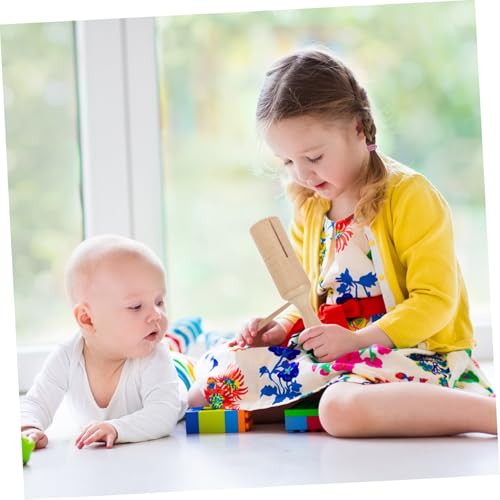 Gogogmee Holz Guiro Percussion Instrument Pädagogisches Musikinstrument für Kleinkinder Fördert Kreativität Motorik und Musikalische Früherziehung für Indoor und Outdoor Spielspaß von Gogogmee
