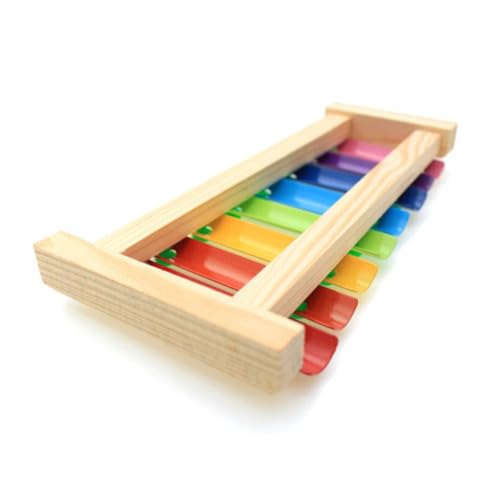 Gogogmee Holz Knock Piano für Junge Mädchen Töne Musikalisches zur Frühen der Musikalischen Fähigkeiten Bunte Farben aus Holz und Eisenplatten für Kleinkinder Zufällige Zufällige Farbe von Gogogmee