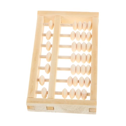 Gogogmee Holz Mini für Erwachsene Montessori Lernspielzeug Traditionelles Chinesisches Feng Shui Design Kleines Rechenwerkzeug für Foto Requisiten und Mathematische Grundbildung von Gogogmee