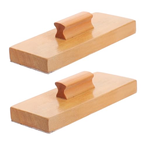 Gogogmee Holz Sandblock Percussion Musikinstrument Rhythmusspielzeug Langlebig aus Holz für Musikalische Früherziehung und Strandspielzeug Geeignet von Gogogmee