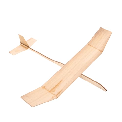 Gogogmee Holz Segelflugzeug Bastelset Handgeworfenes Modellflugzeug DIY Bemalbar Leicht Tragbar Outdoor für Jungen Mädchen Ab Jahren Kreatives Handwerk von Gogogmee