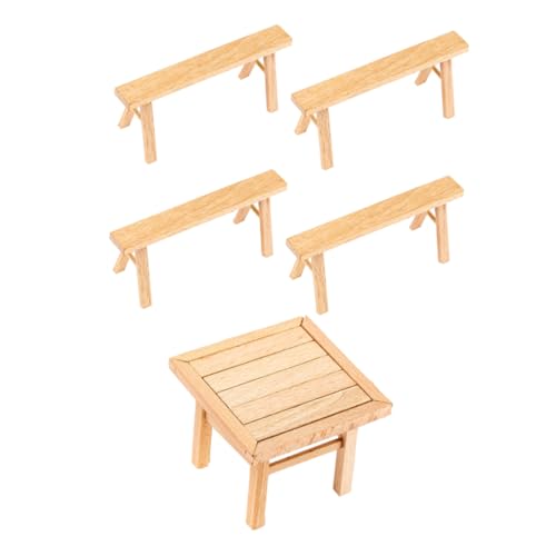 Gogogmee Holzbaukasten DIY Tisch und Stühle Puzzle für Handmontiertes Holzpuzzle Kreatives Konstruktionsspielzeug Feinmotorik und Denkvermögen Gogogmee Holzbaukasten DIY Tisch und Stühle Puzzle für Handmontiertes Holzpuzzle Kreatives Konstruktionsspielzeug Feinmotorik und Denkvermögen von Gogogmee