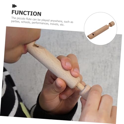 Gogogmee Holzflöte Push Pull Slide Fipple Flöte Lernspielzeug für Frühe Musikförderung Hand Auge koordination Leicht Tragbar und Vielseitig für Mädchen Jungen von Gogogmee