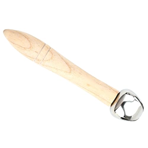 Gogogmee Holzklapper Glocke Pädagogisches Musikinstrument Kindgerechte Glatte Oberfläche Rhythmusförderndes Rasselspielzeug für Junge Mädchen und Kleinkinder für Musikunterricht und von Gogogmee