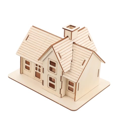 Gogogmee Holzpuzzle DIY Bausatz Holzhaus Modellbau für Erwachsene Feine Verarbeitung Einfach Zusammenzubauen Dekorativ für Büro Wohnzimmer Geschenkidee von Gogogmee