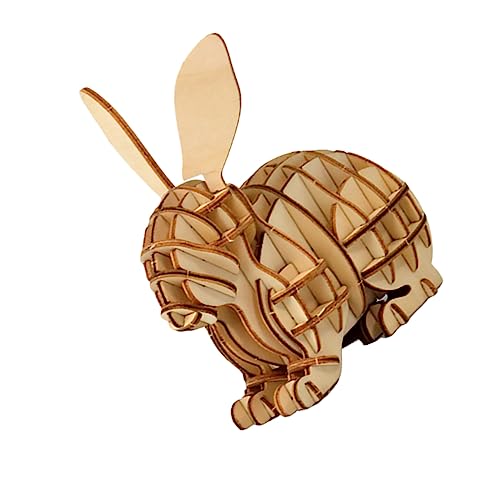 Gogogmee Holzpuzzle Kaninchenform Kreatives Lernspielzeug für Handgefertigt Glatte Oberfläche Fördert Hand Auge Koordination für Jungen und Mädchen Gogogmee Holzpuzzle Kaninchenform Kreatives Lernspielzeug für Handgefertigt Glatte Oberfläche Fördert Hand Auge Koordination für Jungen und Mädchen von Gogogmee