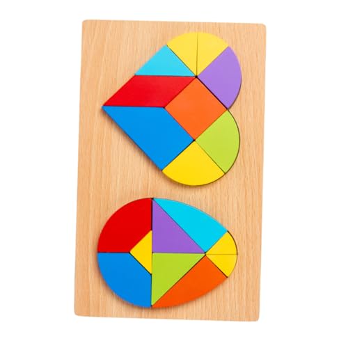 Gogogmee Holzpuzzle Tangram Holzspielzeug Formzuordnung Lernspielzeug Pädagogisch Motorisch Fördernd Ab Jahre Eltern Junge Mädchen Interaktion Konzentration Gedächtnis Spielerisch von Gogogmee