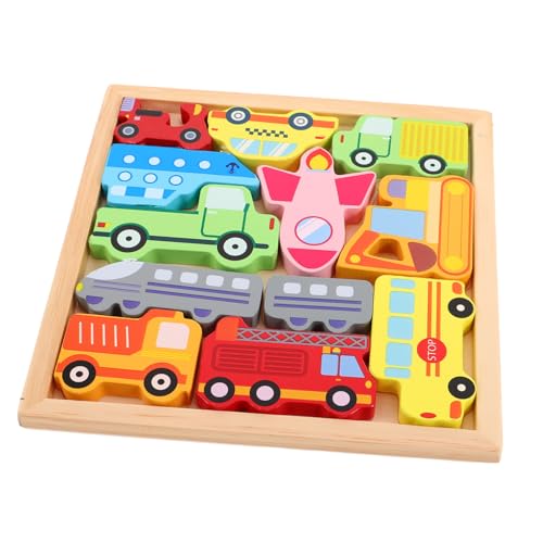 Gogogmee Holzpuzzle Verkehrsmittel Sortierspielzeug für Vorschulkinder Kreatives Puzzle Fantasie und Interaktiven Lernspielen Gogogmee Holzpuzzle Verkehrsmittel Sortierspielzeug für Vorschulkinder Kreatives Puzzle Fantasie und Interaktiven Lernspielen von Gogogmee
