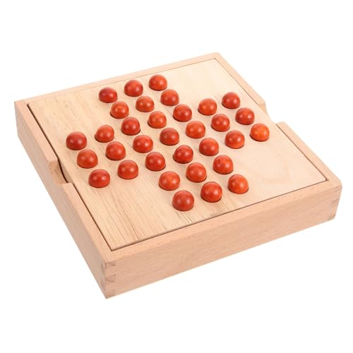 Gogogmee Holzschachspiel für Interaktives Tragbares Lernspielzeug zur Frühkindlichen Fördert Entwicklung und Eltern Junge Mädchen Interaktion für Jungen und Mädchen Ab Jahren von Gogogmee