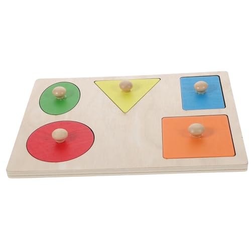 Gogogmee Holzspielzeug Formenlernen Pädagogisch Montessori Steckspiel für Ab Jahren Denkfähigkeit und Hand Auge koordination Geschenkidee von Gogogmee