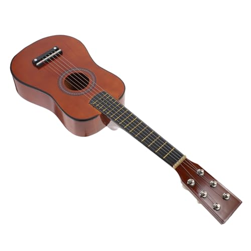 Gogogmee Holzspielzeug Gitarre für Anfänger Musikinstrument Kaffee Pädagogisches zur Musikförderung und Erziehung für Geburtstage Stilvolle Wohnungsdekoration von Gogogmee