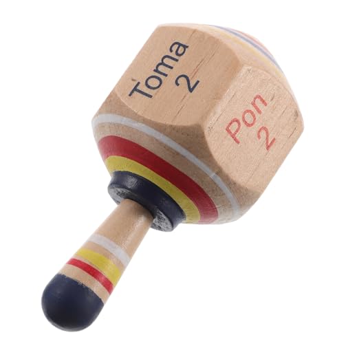 Gogogmee Holzspielzeug Handgefertigt Robustes DIY Gyroskop für Mädchen Jungen Tragbar Party Familienfeier von Gogogmee