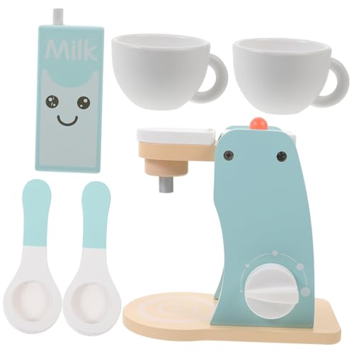 Gogogmee Holzspielzeug Kaffeemaschine für Sicheres Glattes Design Kreatives Rollenspiel Stabiles Naturholz Küchenspielzeug für Jungen und Mädchen Gogogmee Holzspielzeug Kaffeemaschine für Sicheres Glattes Design Kreatives Rollenspiel Stabiles Naturholz Küchenspielzeug für Jungen und Mädchen von Gogogmee