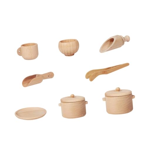 Gogogmee Holzspielzeug Teiliges Holz Essgeschirr Set Simulation Küchenwerkzeug Küchen Fördert Feinmotorik und Eltern Junge Mädchen Interaktion Gogogmee Holzspielzeug Teiliges Holz Essgeschirr Set Simulation Küchenwerkzeug Küchen Fördert Feinmotorik und Eltern Junge Mädchen Interaktion von Gogogmee