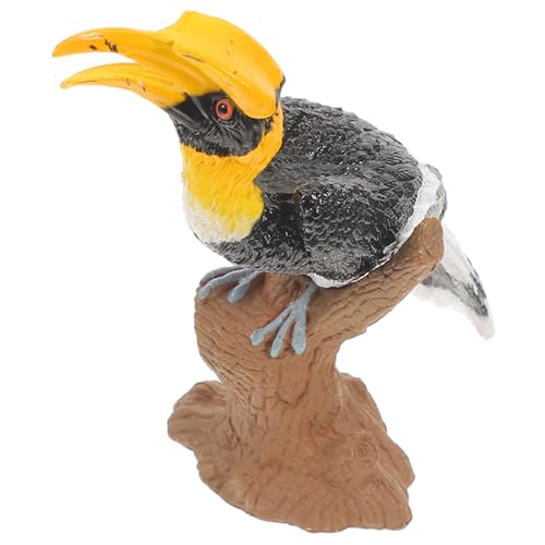 Gogogmee Hornbill -modellspielzeug Kolibri Tierfiguren Bücherregal Tierdekor Ara Miniatur Kleine Papageienfigur Künstlich Adler-skulptur Feenhaftes Mini-Enten Fisch Plastik von Gogogmee