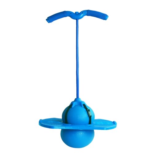 Gogogmee Hüpfball mit Handgriff und Gummiseil Dicke rutschfeste Sprungkugel für Outdoor Spaß Fördert Bewegung und Koordination Strapazierfähiges Gummimaterial für Kinderfitness und von Gogogmee
