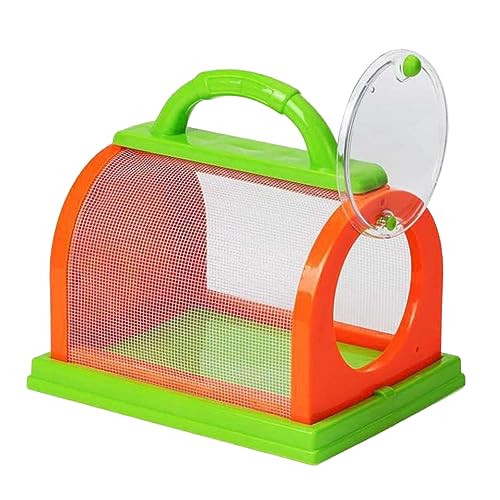 Gogogmee Insektenbeobachtungsbox aus Kunststoff Leichtes Outdoor Abenteuer für Biologische Experimente Tragbar und Kindgerecht Geeignet für Naturerkundungen und Camping von Gogogmee