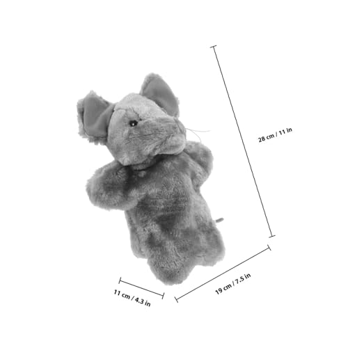 Gogogmee Interaktive Plüsch handpuppe Maus Weiches Tierstofftier Kreatives Erzählspielzeug für Erwachsene für Kindergarten Schule und Geburtstagsmitbringsel von Gogogmee