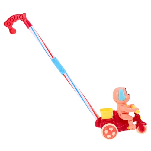Gogogmee Lauflernwagen für Kleinkinder mit Hundemotiv Interaktives Schiebespielzeug für Babys Fördert Gehfähigkeiten und Selbstvertrauen zum Laufenlernen von Gogogmee