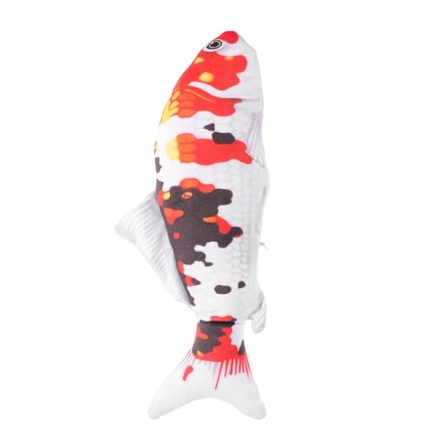 Gogogmee Kawaii Plüsch Goldfisch Kissen Realistisches Stofftier für Weiches Dekokissen für Raumdekoration Perfektes für Mädchen und Freunde Kuschelig und Bequem von Gogogmee