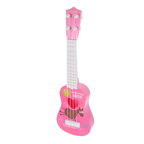 Gogogmee Kindergitarre für Mädchen Pädagogisches Ukulele zur Musikalischen Cartoon Gitarre für Verstellbaren Saiten Perfektes für Kleine Musiker von Gogogmee