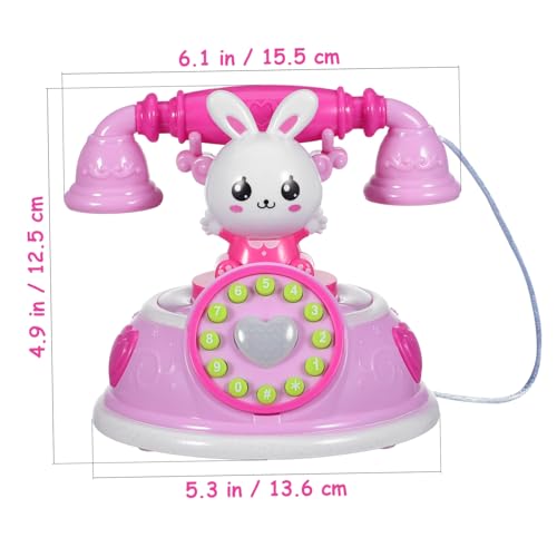 Gogogmee Kindertelefon Retro Cartoon Lernspielzeug aus Sicherem Kunststoff für Kleinkinder Hand Augen koordination und Frühkindlicher Entwicklung Gogogmee Kindertelefon Retro Cartoon Lernspielzeug aus Sicherem Kunststoff für Kleinkinder Hand Augen koordination und Frühkindlicher Entwicklung von Gogogmee