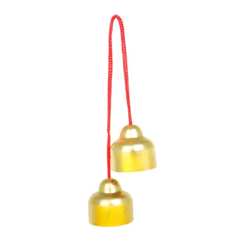 Gogogmee Klangvolle Kupfer Glocke Handglocken Percussion Instrument für Robustes Design für Musikunterricht und Aufführungen Leicht und Tragbar Hochwertige Verarbeitung aus Reinem Kupfer von Gogogmee