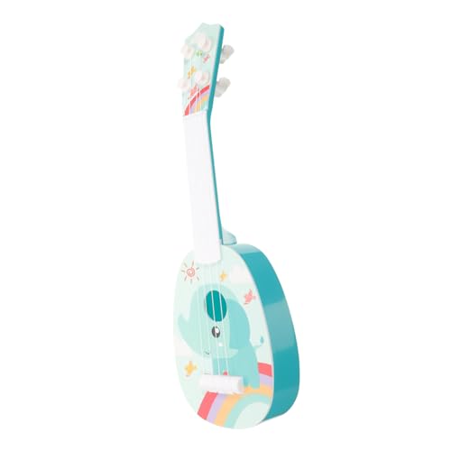 Gogogmee Kleine Ukulele für Anfänger Tragbares Musikinstrument für Jungen und Interaktives Eltern Junge Mädchen Bindung und Musikalischem Lernen Elefantendesign von Gogogmee