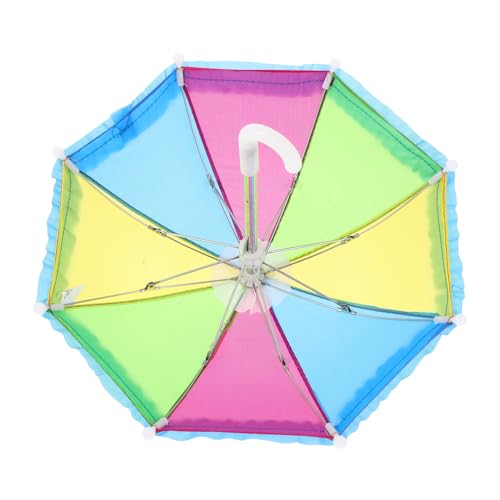 Gogogmee Kleiner Puppen Regenschirm Regenbogenfarben Dekoratives für Puppenhaus Fotografie Passendes Zubehör für Outdoor Szenen Gogogmee Kleiner Puppen Regenschirm Regenbogenfarben Dekoratives für Puppenhaus Fotografie Passendes Zubehör für Outdoor Szenen von Gogogmee