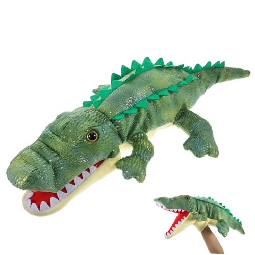 Gogogmee Krokodil Handpuppe aus Weichem Plüsch mit PP Baumwolle Interaktives Tier für Frühe Bildung Fördert Vorstellungskraft und Eltern Junge Mädchen Kommunikation Waschbar und Langlebig Gogogmee Krokodil Handpuppe aus Weichem Plüsch mit PP Baumwolle Interaktives Tier für Frühe Bildung Fördert Vorstellungskraft und Eltern Junge Mädchen Kommunikation Waschbar und Langlebig von Gogogmee