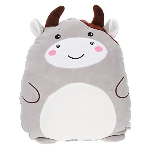 Gogogmee Kuscheltier Kissen Plüschkuh Cartoon Kissen Niedliches Dekokissen für Erwachsene Dekorativ für Wohnzimmer Schlafzimmer Auto und Gemütlich von Gogogmee