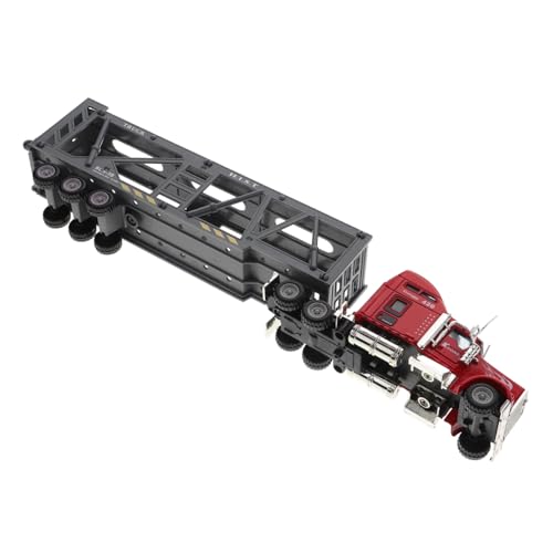 Gogogmee LKW Modell Vintage Lastwagen Miniatur Ornament Detailreich Kompakt Stilvolle Dekoration für Büro und Zuhause Geschenk für LKW Liebhaber und Sammler von Gogogmee