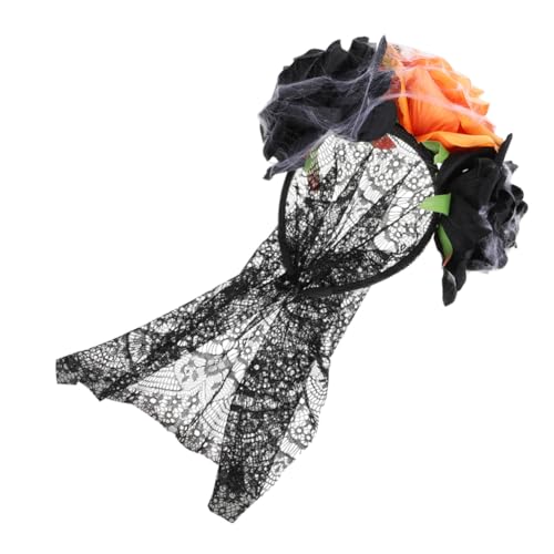 Gogogmee Lace Haarschmuck Stirnband Halloween Blumenkrone Kopfschmuck Elegant Leicht Für Kostüm Party Cosplay Gogogmee Lace Haarschmuck Stirnband Halloween Blumenkrone Kopfschmuck Elegant Leicht Für Kostüm Party Cosplay von Gogogmee