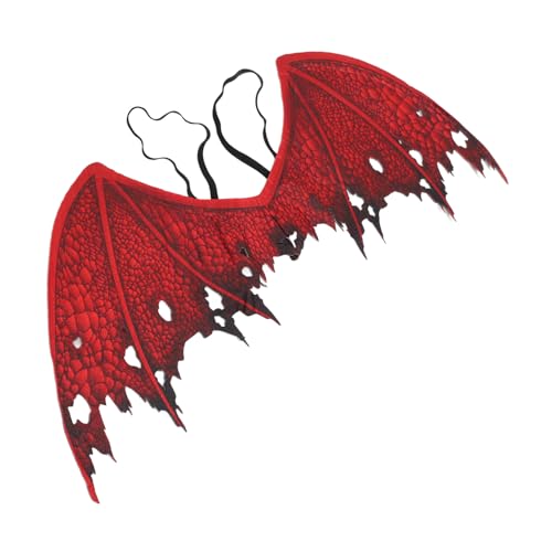 Gogogmee Leichte Teufelsflügel aus Rotem Vliesstoff Halloween Cosplay Flügel Requisite für Erwachsene Sicherer Sitz Dank Verstellbarem Riemen für Fasching Karneval und Mottopartys Gogogmee Leichte Teufelsflügel aus Rotem Vliesstoff Halloween Cosplay Flügel Requisite für Erwachsene Sicherer Sitz Dank Verstellbarem Riemen für Fasching Karneval und Mottopartys von Gogogmee