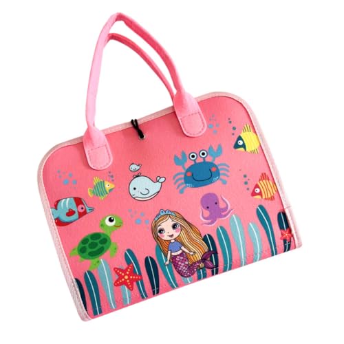 Gogogmee Lernspielzeug für Kleinkinder Montessori Busy Board Feinmotorik und Selbstständigkeit aus Sicheren Materialien Geeignet für Vorschule und Eltern Junge Mädchen Aktivitäten Rosa von Gogogmee