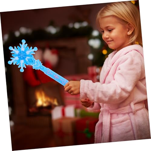 Gogogmee Leuchtender Schneeflocken zauberstab mit Drehendem LED licht Robuster Feenstab für Kindergeburtstage Weihnachten Halloween Festliche Feenparty Gogogmee Leuchtender Schneeflocken zauberstab mit Drehendem LED licht Robuster Feenstab für Kindergeburtstage Weihnachten Halloween Festliche Feenparty von Gogogmee