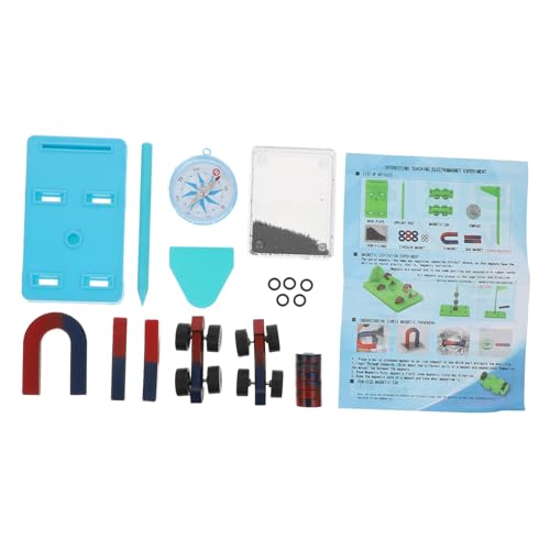 Gogogmee Magnetismus Experimentierset für Schüler Basiskit mit Vielseitigen Magnetismus Experimenten Hufeisenmagnet und Magnetischen Bausteinen Farblich Sortiert für Zufällige Farbe Gogogmee Magnetismus Experimentierset für Schüler Basiskit mit Vielseitigen Magnetismus Experimenten Hufeisenmagnet und Magnetischen Bausteinen Farblich Sortiert für Zufällige Farbe von Gogogmee