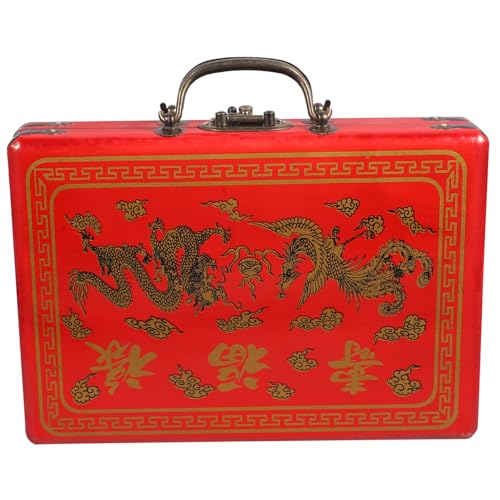 Gogogmee Mahjong Aufbewahrungsbox aus Holz mit Retro Design Tragbarer Mahjong Organizer mit Griff Vielseitig Einsetzbare Verpackungsbox für Spieleabende und Reisen Gogogmee Mahjong Aufbewahrungsbox aus Holz mit Retro Design Tragbarer Mahjong Organizer mit Griff Vielseitig Einsetzbare Verpackungsbox für Spieleabende und Reisen von Gogogmee