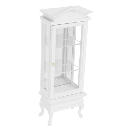 Gogogmee Maßstab Solides Holz Miniaturmöbel Kleines Display Regal für Puppenhaus Deko Zubehör Gogogmee Maßstab Solides Holz Miniaturmöbel Kleines Display Regal für Puppenhaus Deko Zubehör von Gogogmee