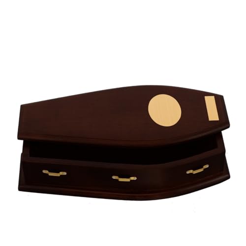 Gogogmee Maßstab Vintage Holz Coffin Schmuckbox Halloween Deko Puppenhaus Zubehör für Miniaturmöbel Sammler und Bastler Gogogmee Maßstab Vintage Holz Coffin Schmuckbox Halloween Deko Puppenhaus Zubehör für Miniaturmöbel Sammler und Bastler von Gogogmee