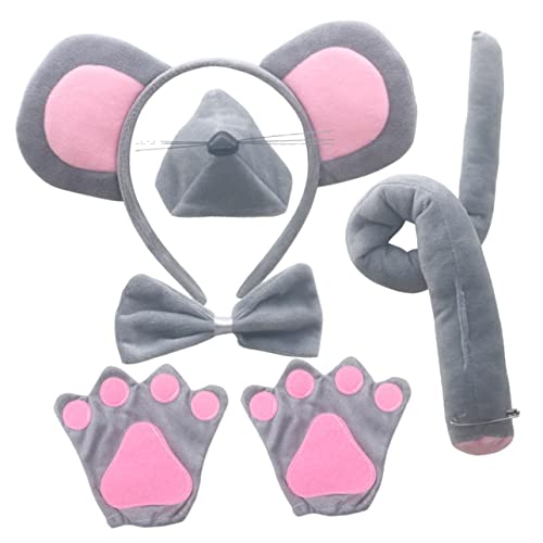 Gogogmee Mausohren Stirnband für Kostümzubehör mit Fliege Ebene Verkleidung für Mädchen und Jungen für Karneval und Halloween Weiches Hautfreundliches Material Gogogmee Mausohren Stirnband für Kostümzubehör mit Fliege Ebene Verkleidung für Mädchen und Jungen für Karneval und Halloween Weiches Hautfreundliches Material von Gogogmee