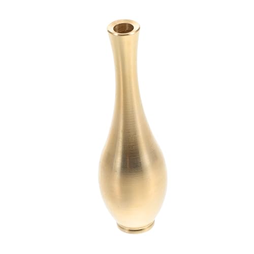 Gogogmee Messingvase Schreibtischvase Dekorative Schreibtischornamente Vase Für Blumen Dekorative Schreibtischvase Metallhandwerksvase Ornament Zarte Kleine Vase Vintage von Gogogmee