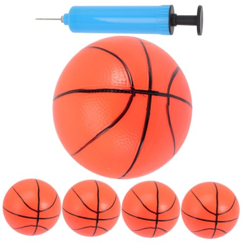 Gogogmee Mini Basketballspielzeug Teiliges mit Pumpe Aufblasbare Kleine Sportbälle Strapazierfähige Kinderbälle für Partygeschenke und Eltern Junge Mädchen Spiele von Gogogmee