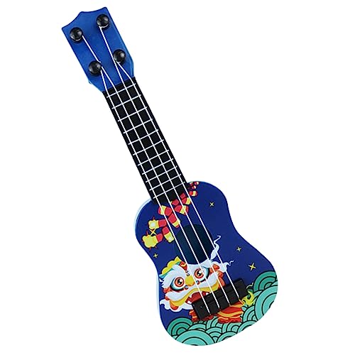 Gogogmee Mini Gitarre Dekoration für Gitarre im Blauen Design Dekorative Ukulele für Hausmöbel für Schlafzimmer Gogogmee Mini Gitarre Dekoration für Gitarre im Blauen Design Dekorative Ukulele für Hausmöbel für Schlafzimmer von Gogogmee