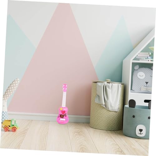 Gogogmee Mini Gitarre Pädagogisches Musikinstrument für Anfänger Langlebig und Kindersicher Bunte Cartoon Gitarre für Frühe Musikalische und Kreative Geschenkidee von Gogogmee