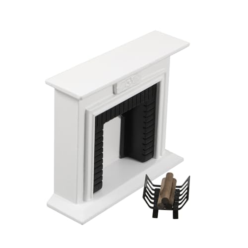 Gogogmee Mini -Kaminmöbel klein Puppe Miniatur Doll House Kamin Mini-Kamin Möbelmodell aus Holz realistisches 1:12 Haushaltsverzierung hölzern Gogogmee Mini -Kaminmöbel klein Puppe Miniatur Doll House Kamin Mini-Kamin Möbelmodell aus Holz realistisches 1:12 Haushaltsverzierung hölzern von Gogogmee